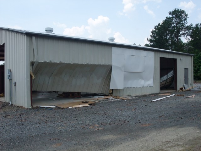 Tornado damage