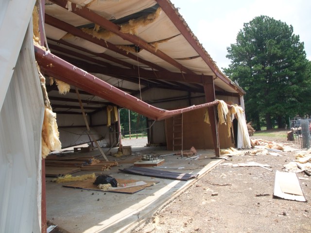 Tornado damage